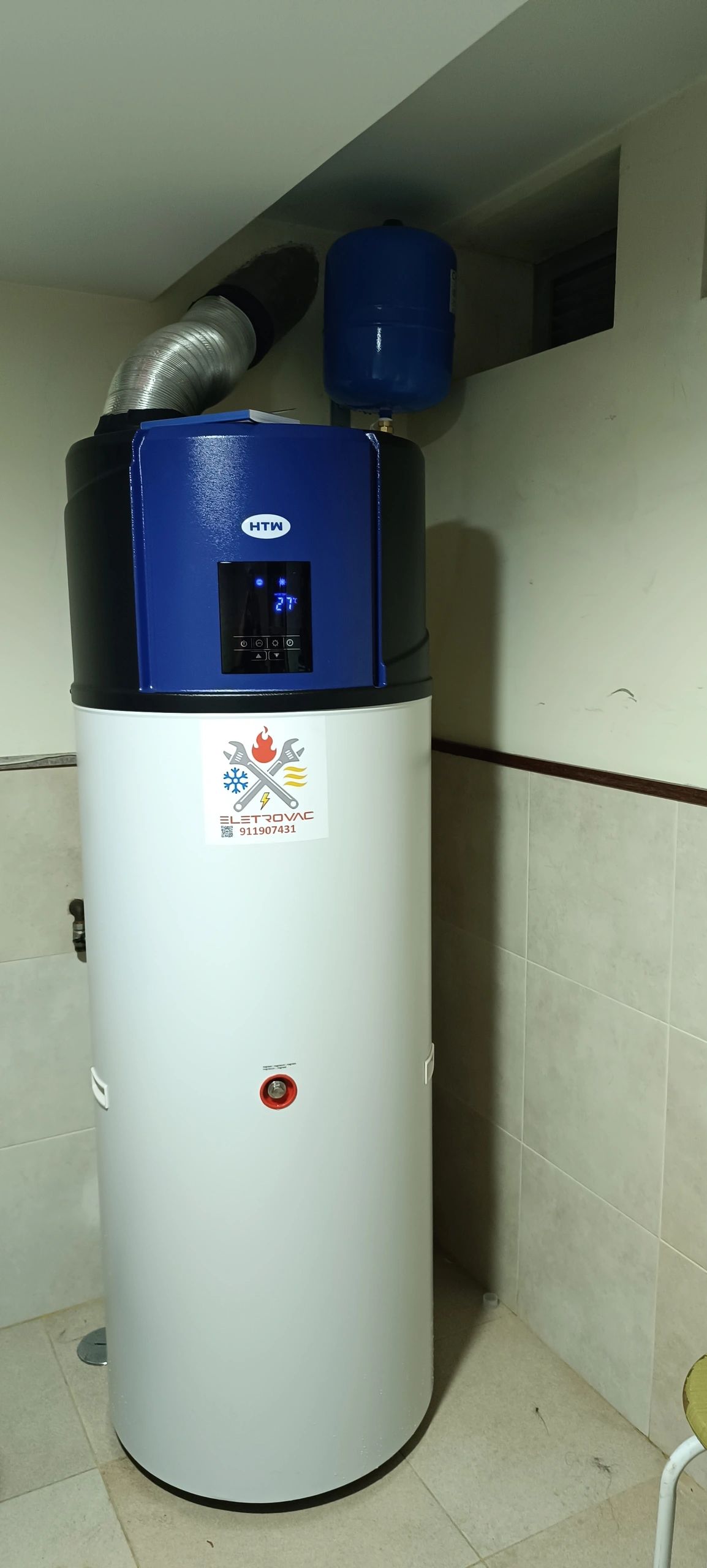 Bomba de calor para produção de águas quentes